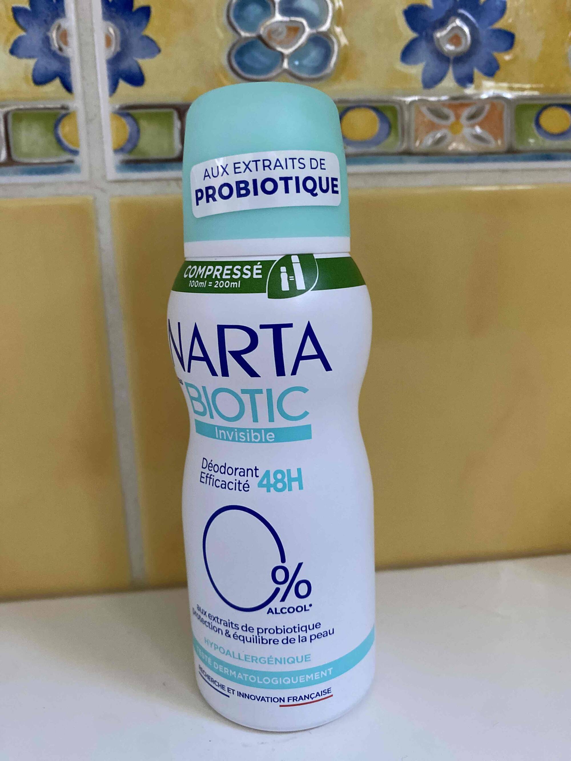 NARTA - Biotic - Déodorant efficacité 48h