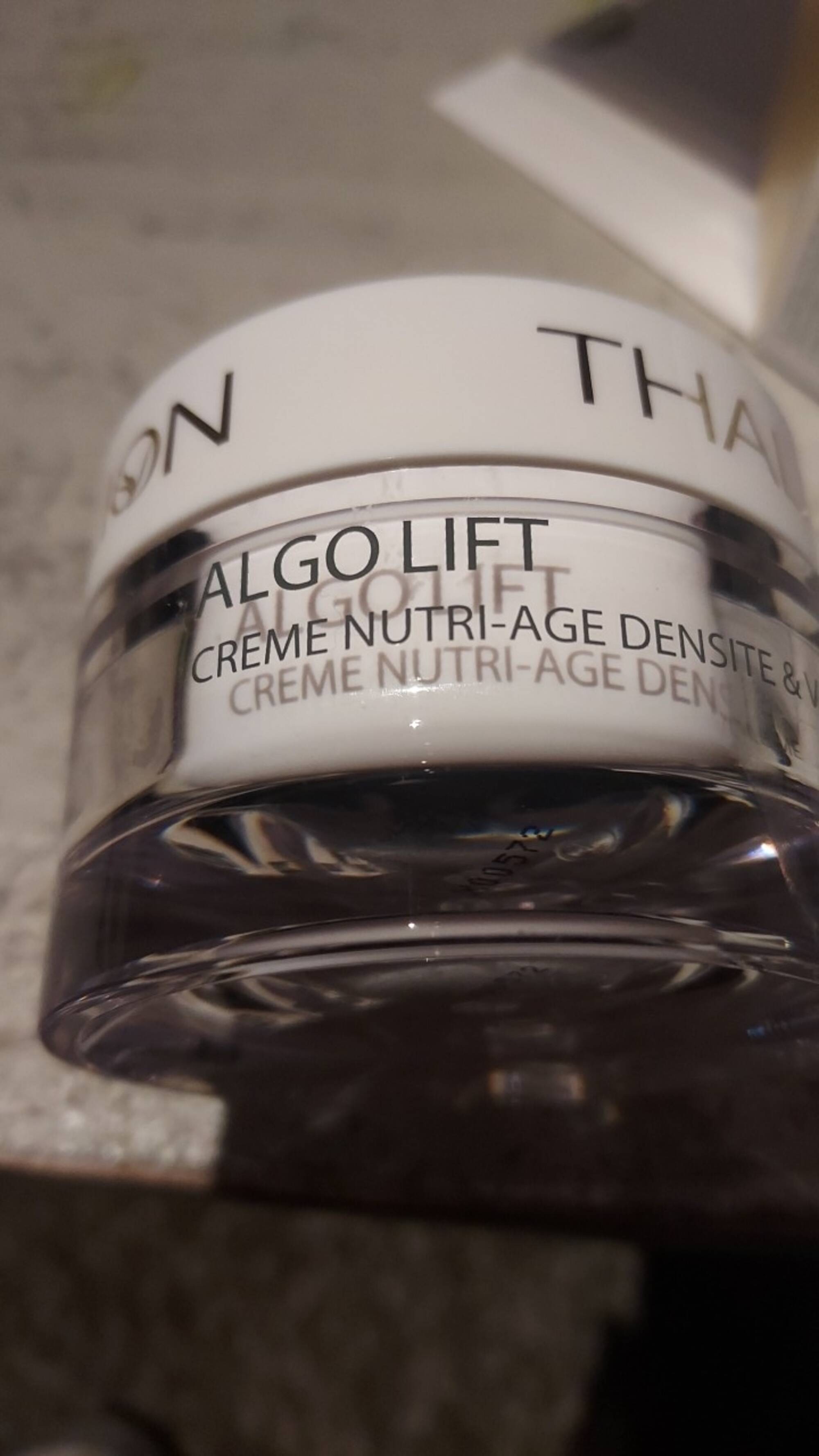 THALION - Algo lift - Crème nutri-age densité & volume