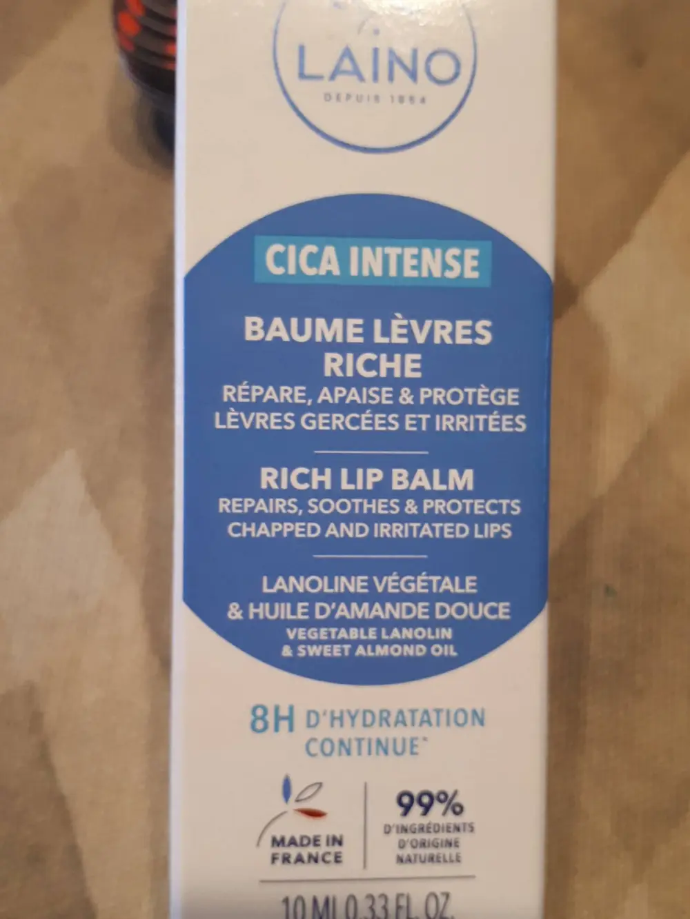 LAINO - Cica intense - Baume lèvres riche