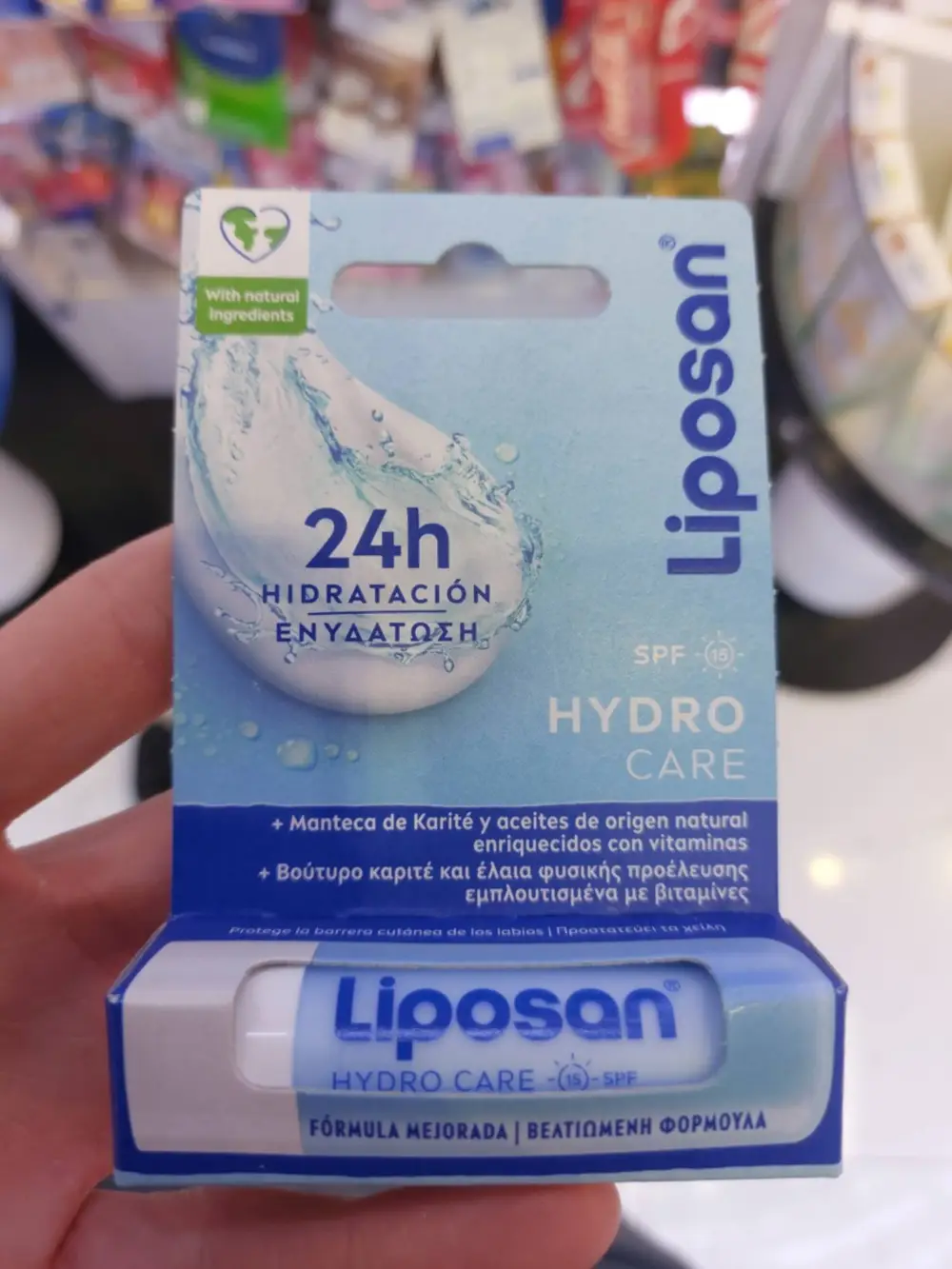 LIPOSAN - Baume à lèvres hydro care spf 15