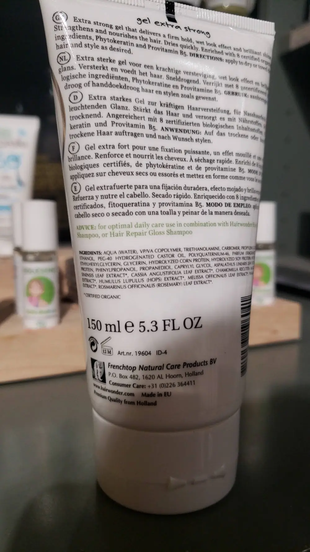 HAIR WONDER - Extra strong - Botanical styling gel
