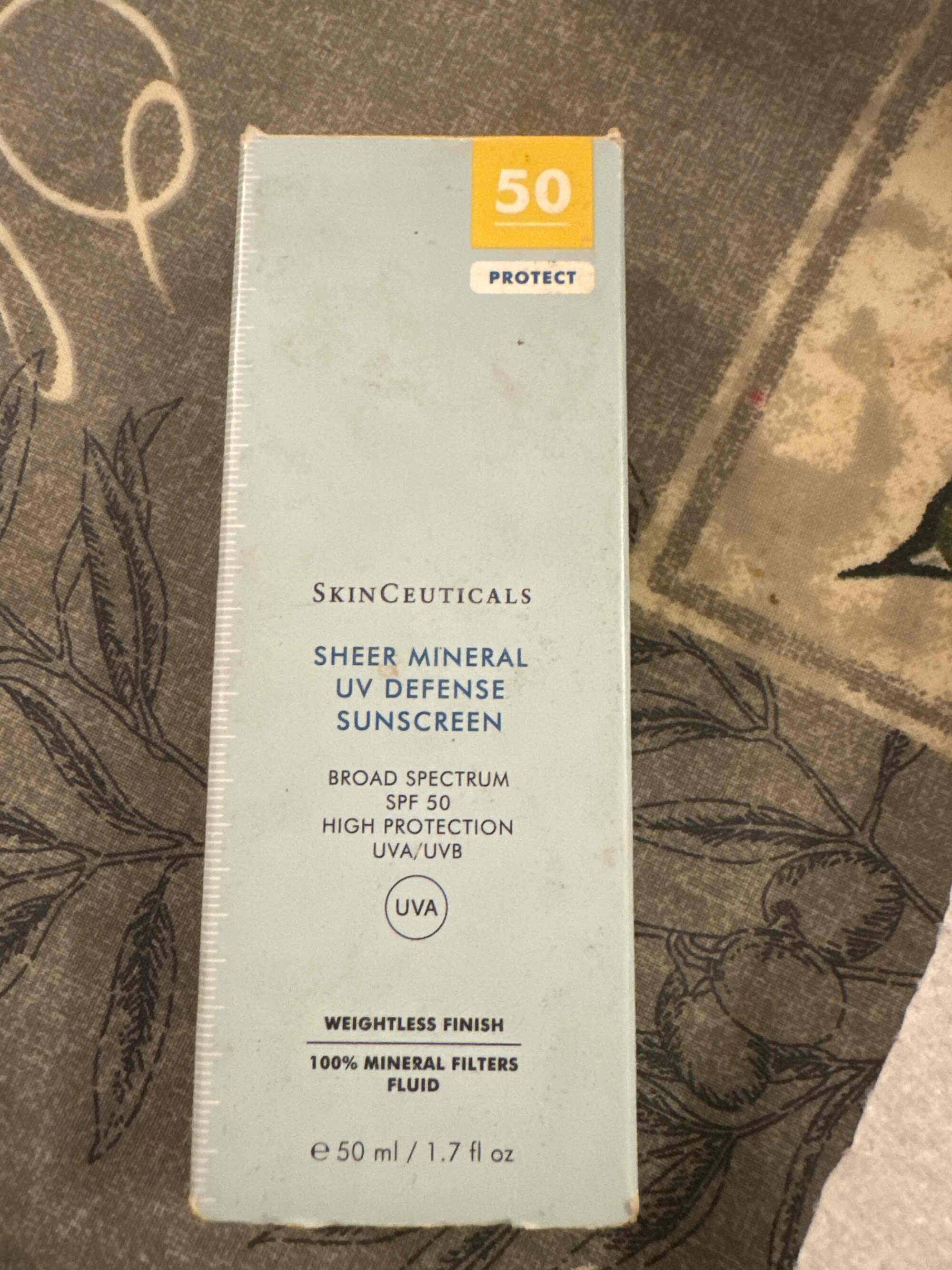 SKINCEUTICALS - Sheer mineral UV defense sunscreen