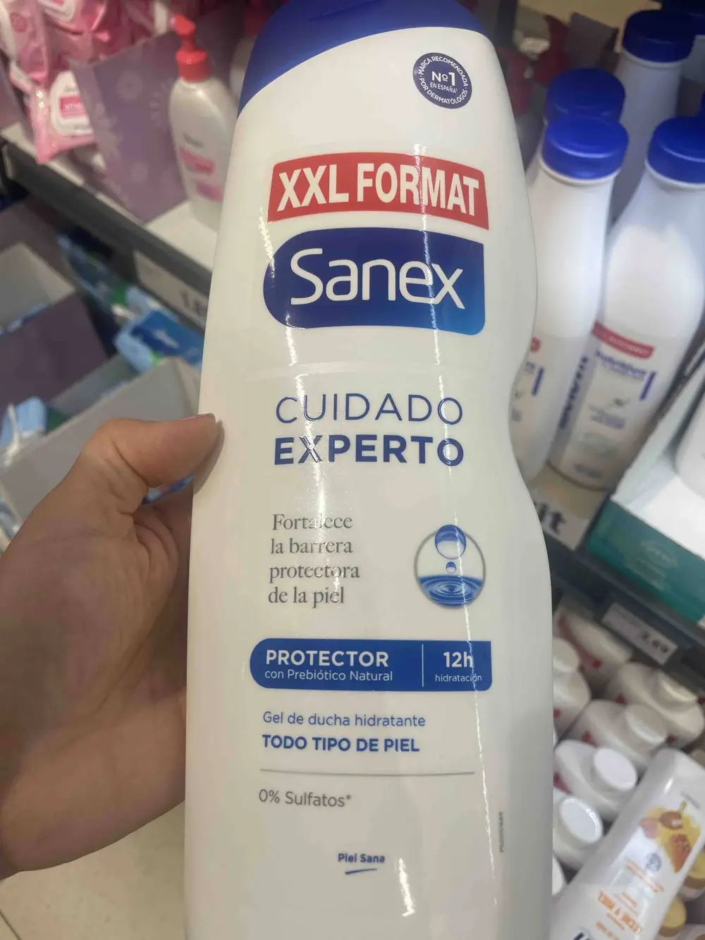 SANEX - Cuidado experto - Gel de ducha hidratante