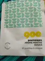 900.CARE - Dentifrice à croquer arôme menthe douce 