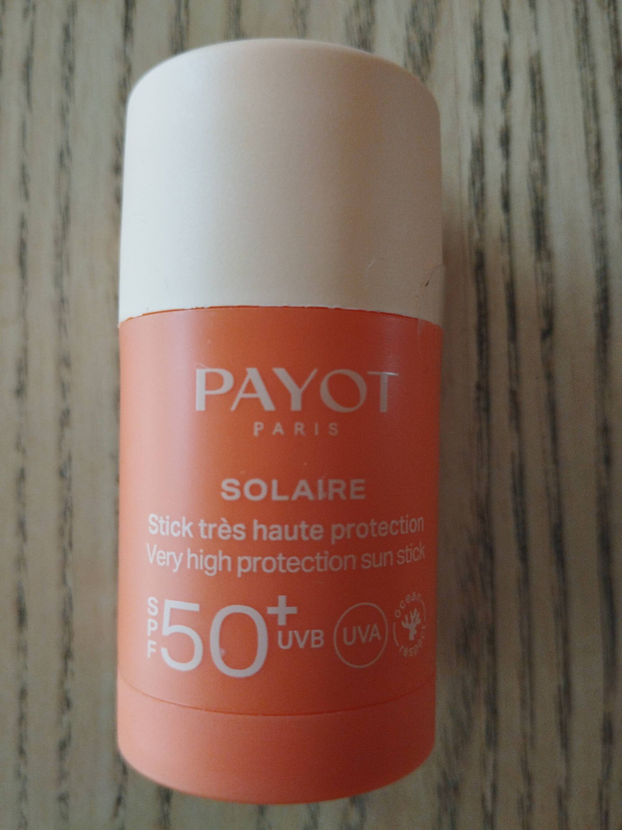 PAYOT - Stick solaire très haute protection spf50+