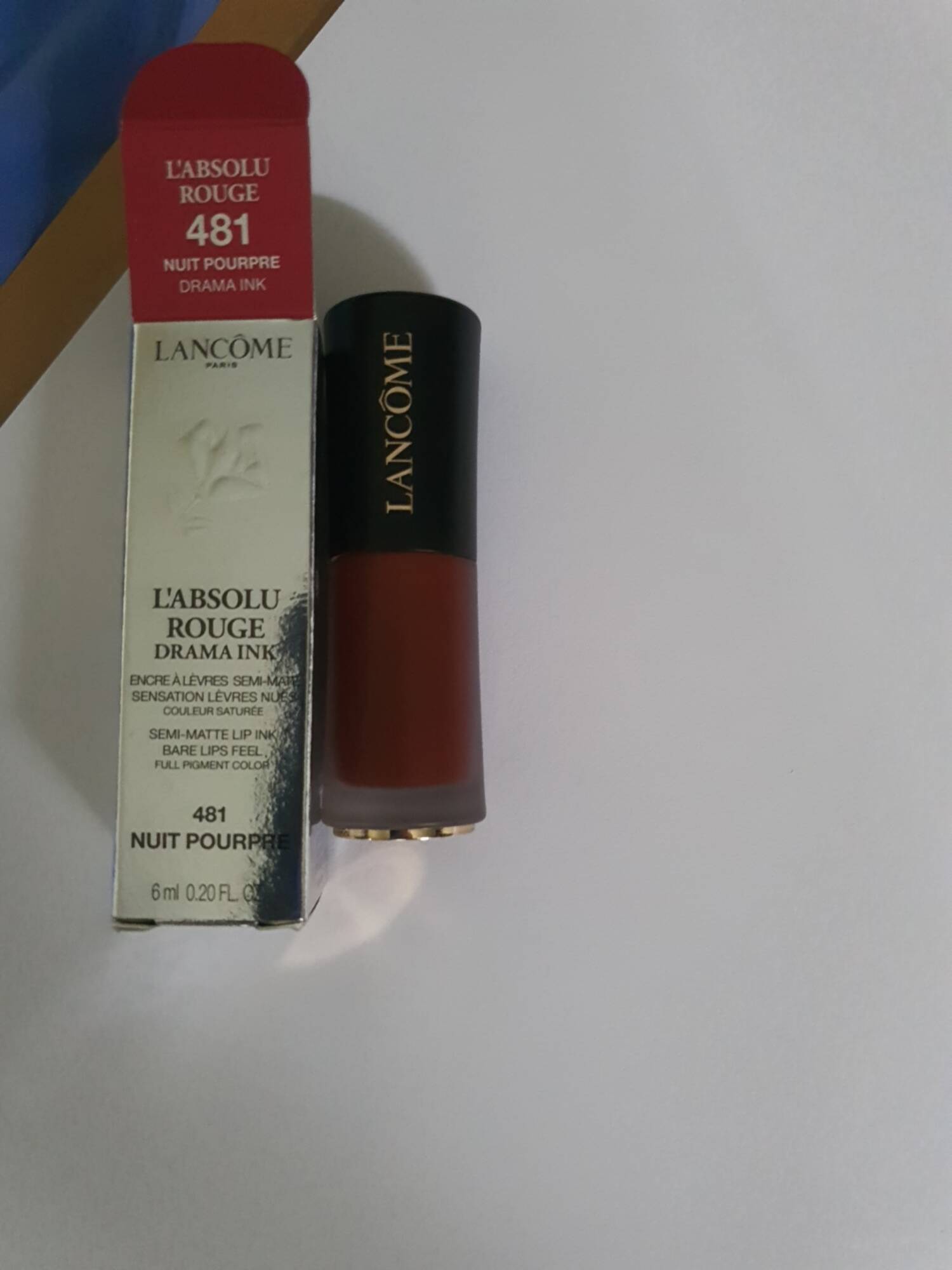 LANCÔME - L´absolu rouge drama ink 481 nuit pourpre