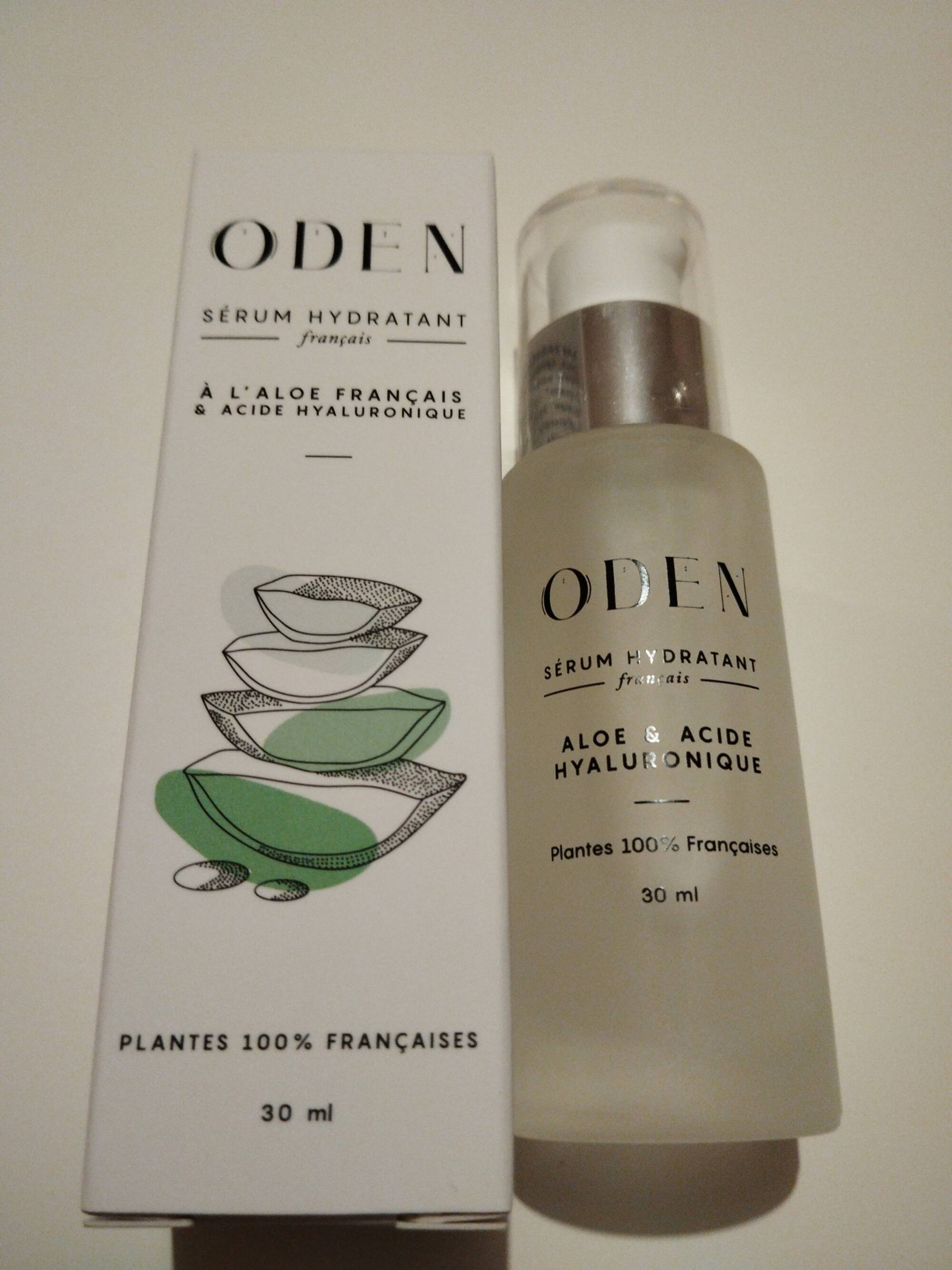 ODEN - Sérum hydratant à l'aloé français et acide hyaluronique 