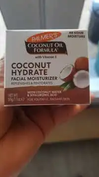 PALMER'S - Coconut hydrate facial moisturizer