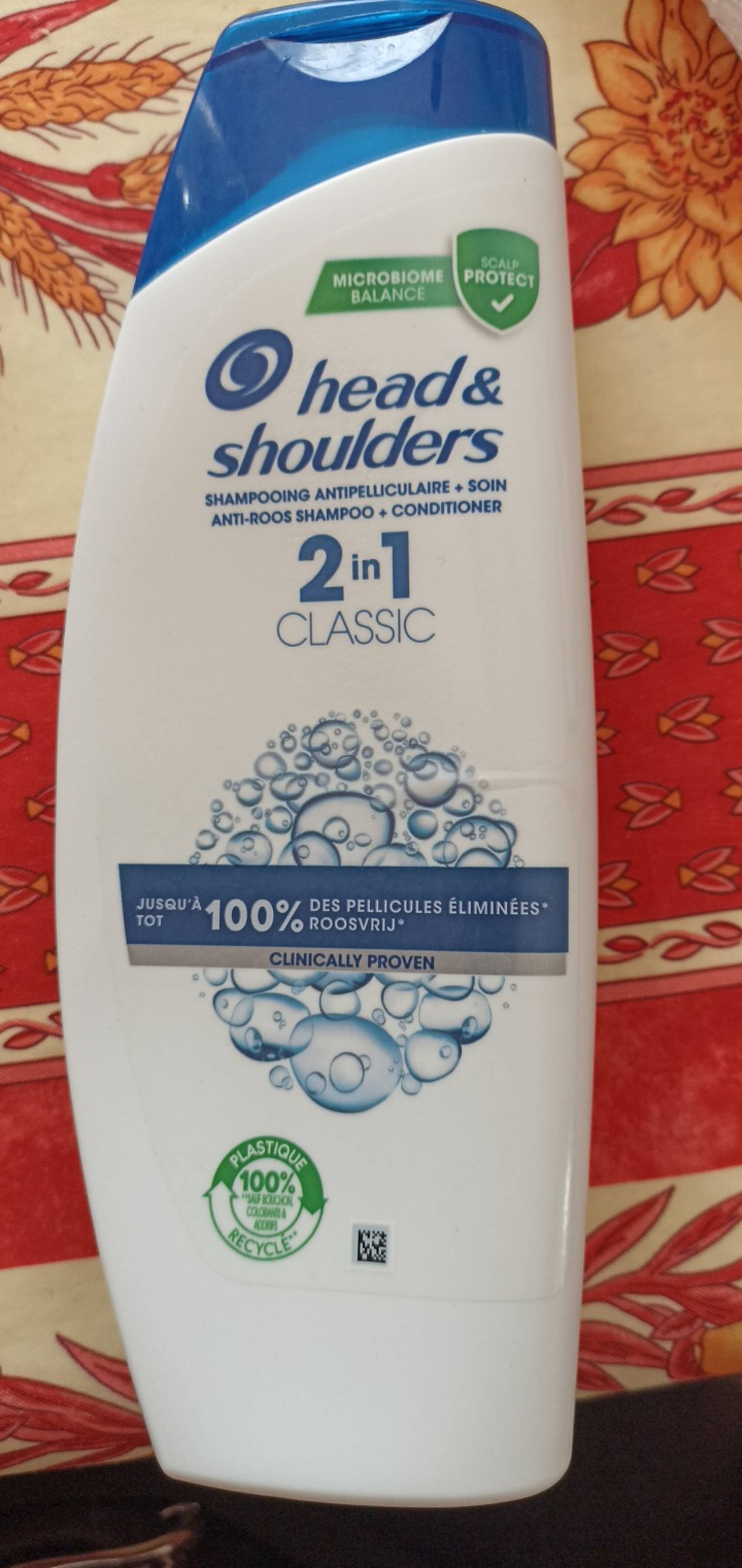 HEAD & SHOULDERS - Shampooing antipelliculaire et soin 2en1 classic