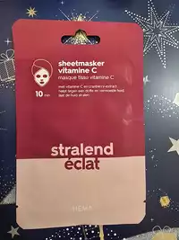 HEMA - Stralend éclat - Masque tissu vitamine C