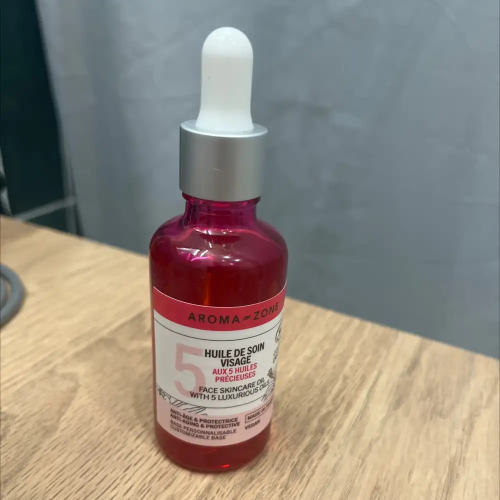 AROMA-ZONE - Huile de soin visage aux 5 huiles précieuses 