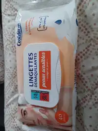 COSIDERM - Lingettes démaquillantes peaux sensibles