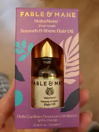 FABLE & MANE - MahaMane - Huile capillaire douceur et brillance