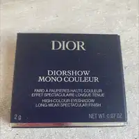 DIOR - Diorshow mono couleur - Fard à paupières haute couleur