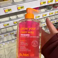B.TAN - Glow your own way - Clear self tan gel
