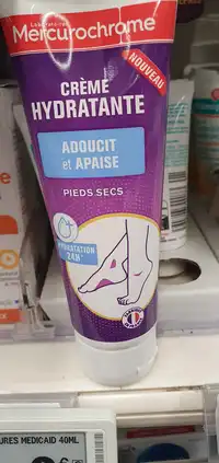 MERCUROCHROME - Creme hydratante adoucit et apaise pieds secs