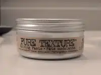 TIGI - Pure texture - Pâte modelante 