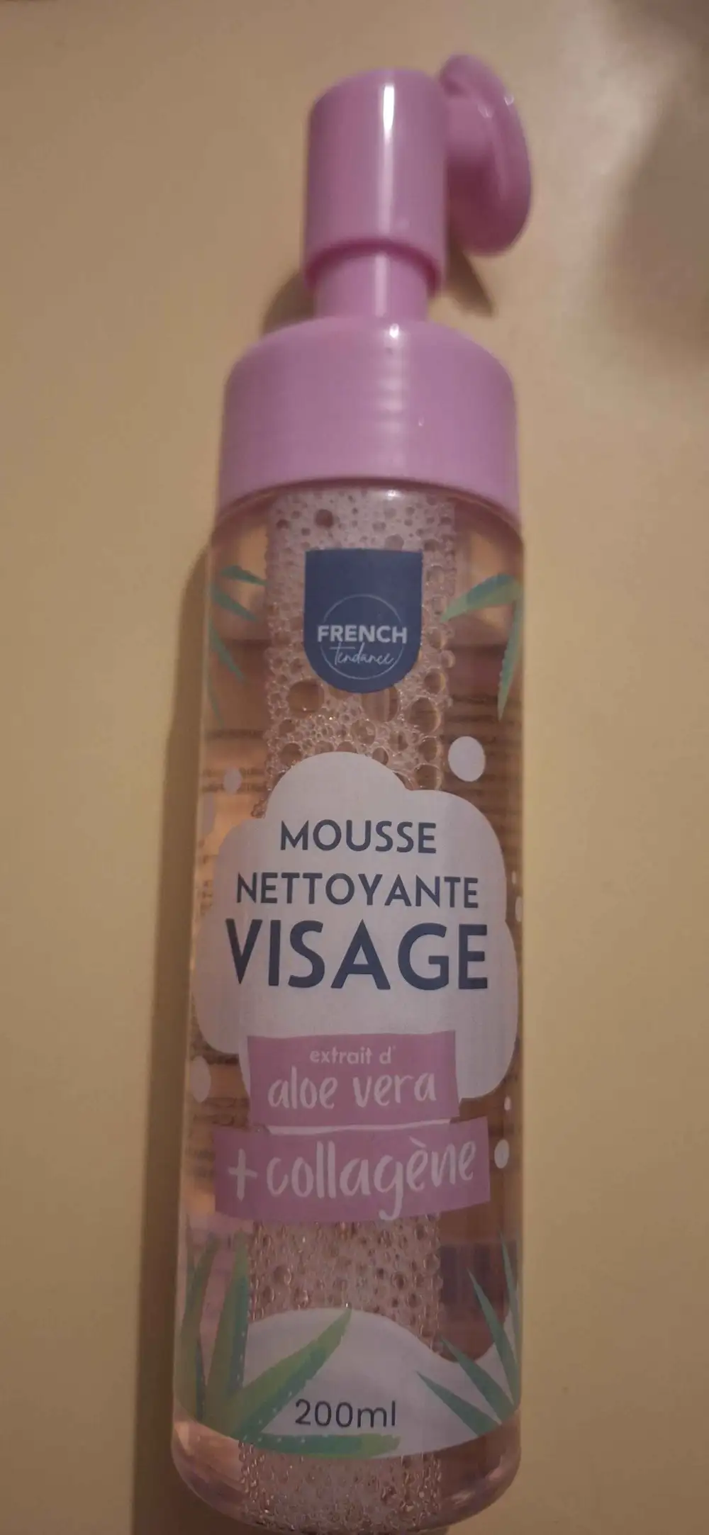 FRENCH TENDANCE - Aloe vera + collagène - Mousse nettoyante visage