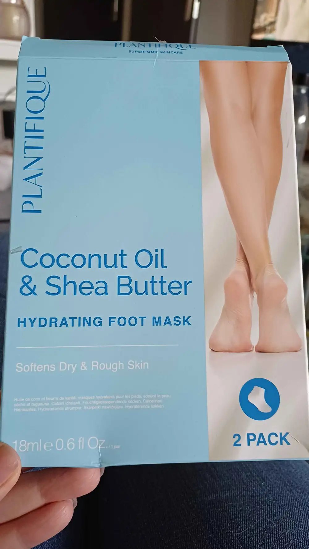 PLANTIFIQUE - Coconut oil & shea butter - Hydratant foot mask