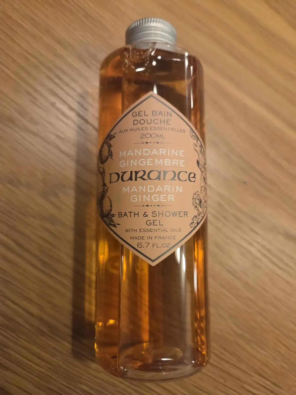 DURANCE - Mandarine gingembre - Gel bain douche
