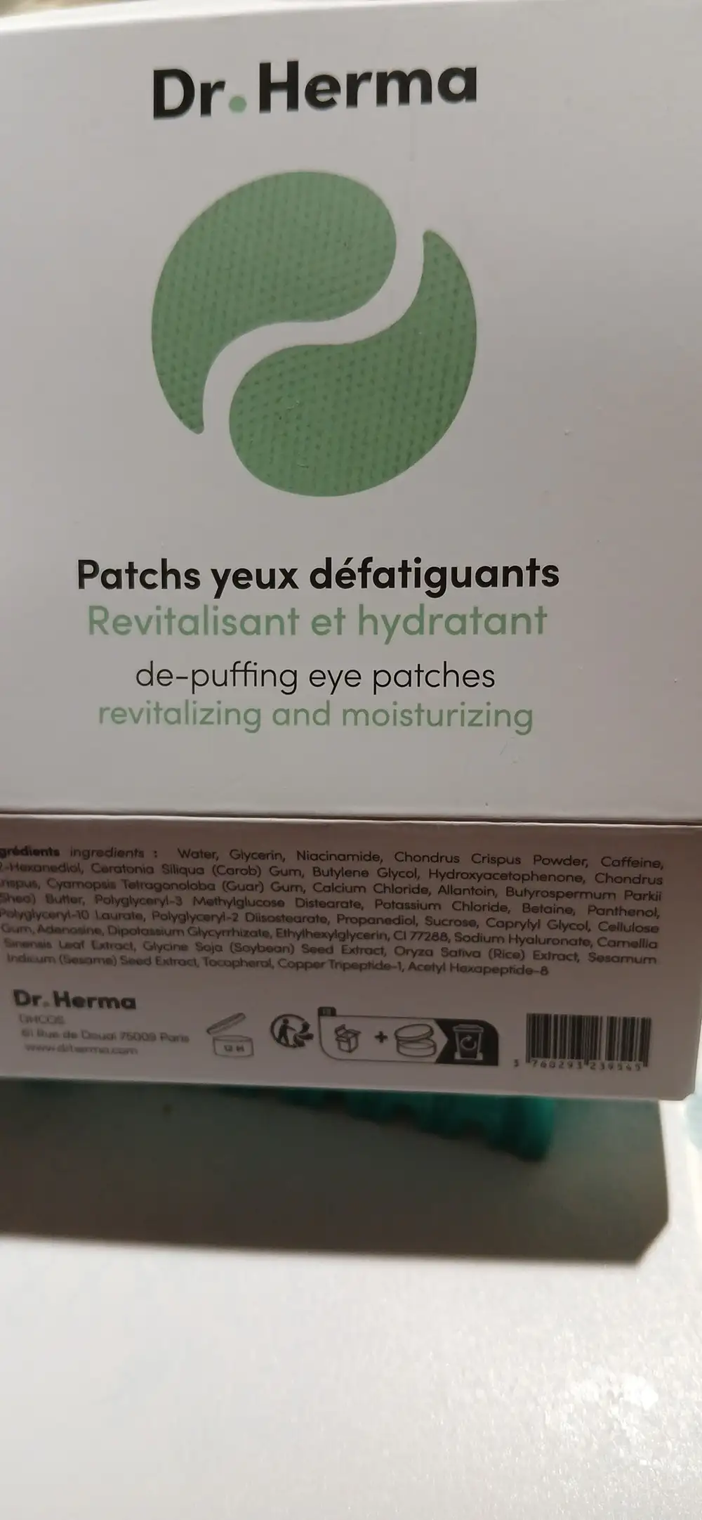 DR HERMA - Patchs yeux défatiguants