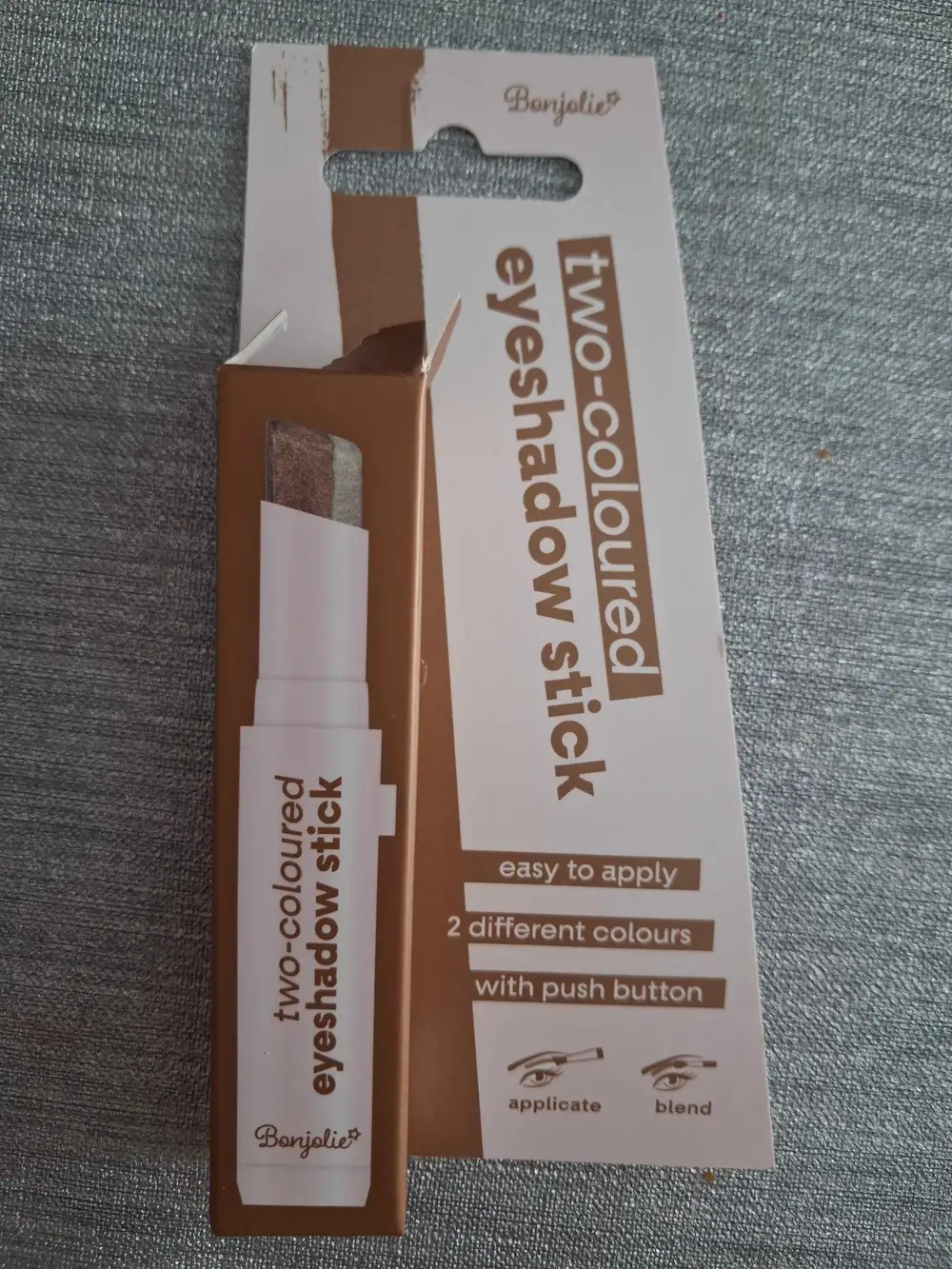 BONJOLIE - Two-coloured eyeshadow stick