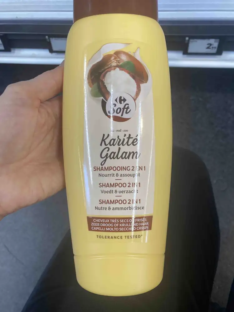 CARREFOUR SOFT - Karité galam - Shampooing 2 en 1