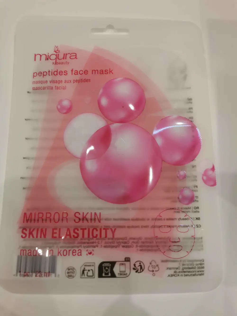 MIQURA - Masque visage aux peptides