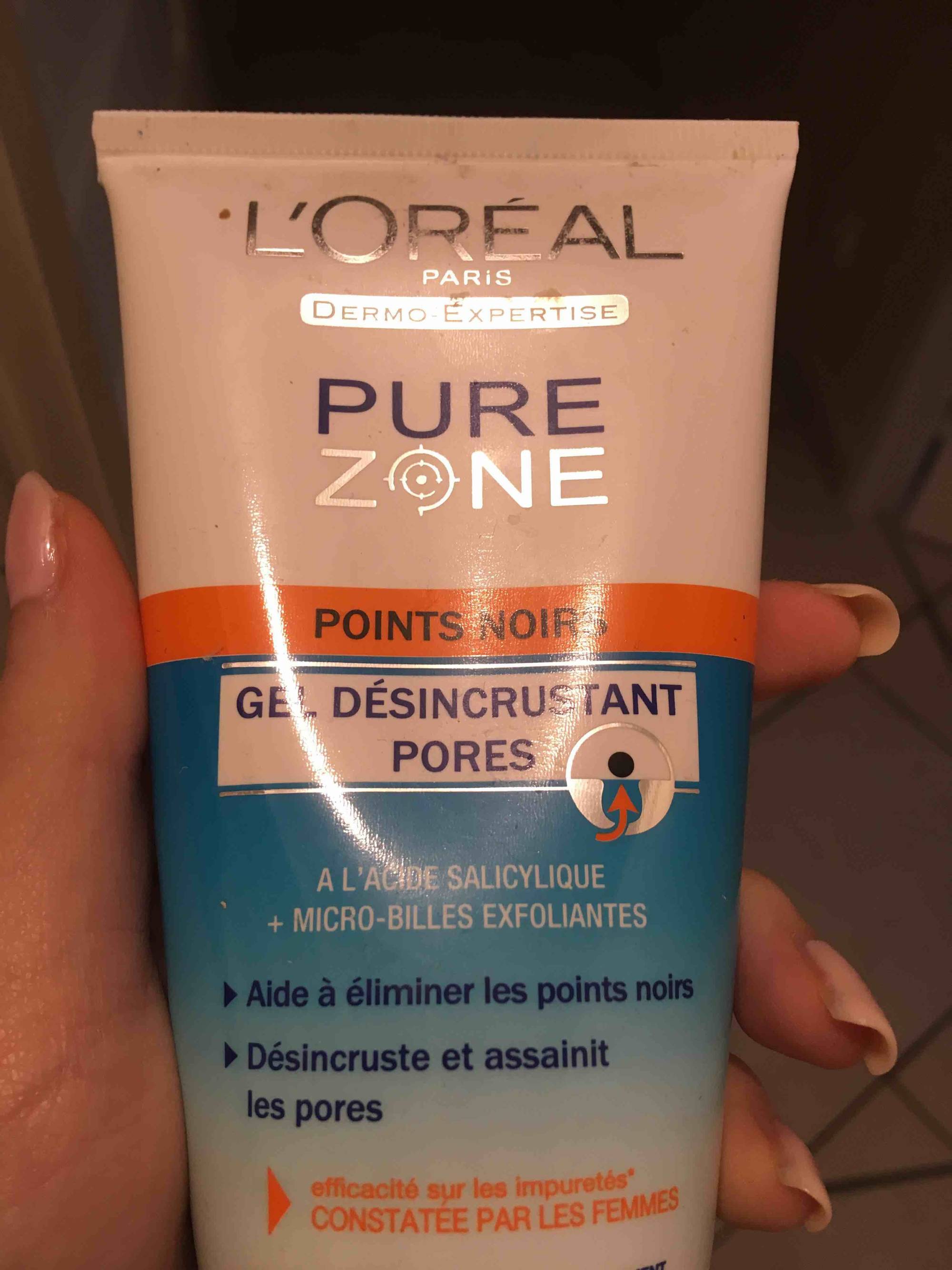 L'ORÉAL - Pure zone - Gel désincrustant pores