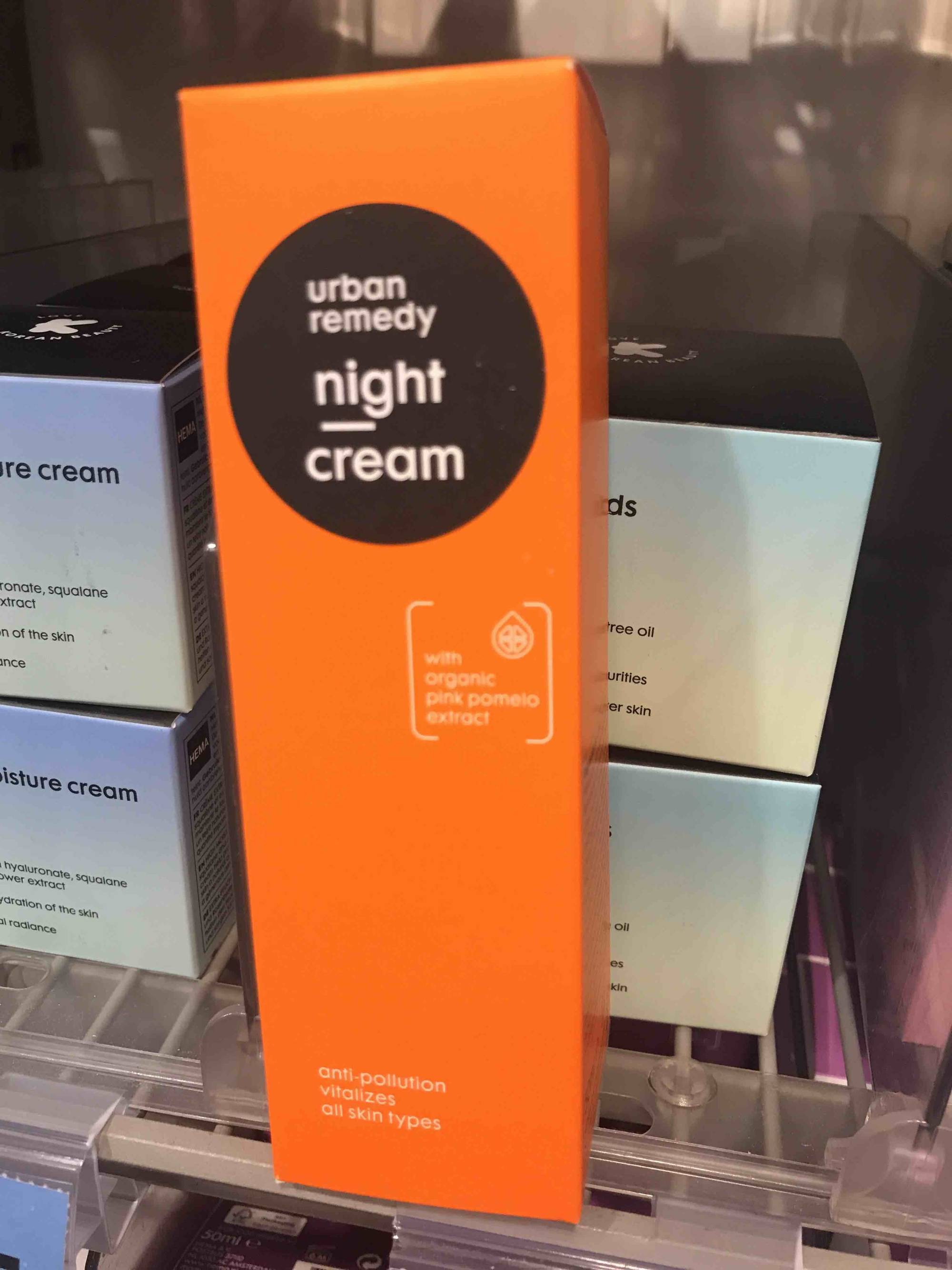 HEMA - Urban remedy - Night cream
