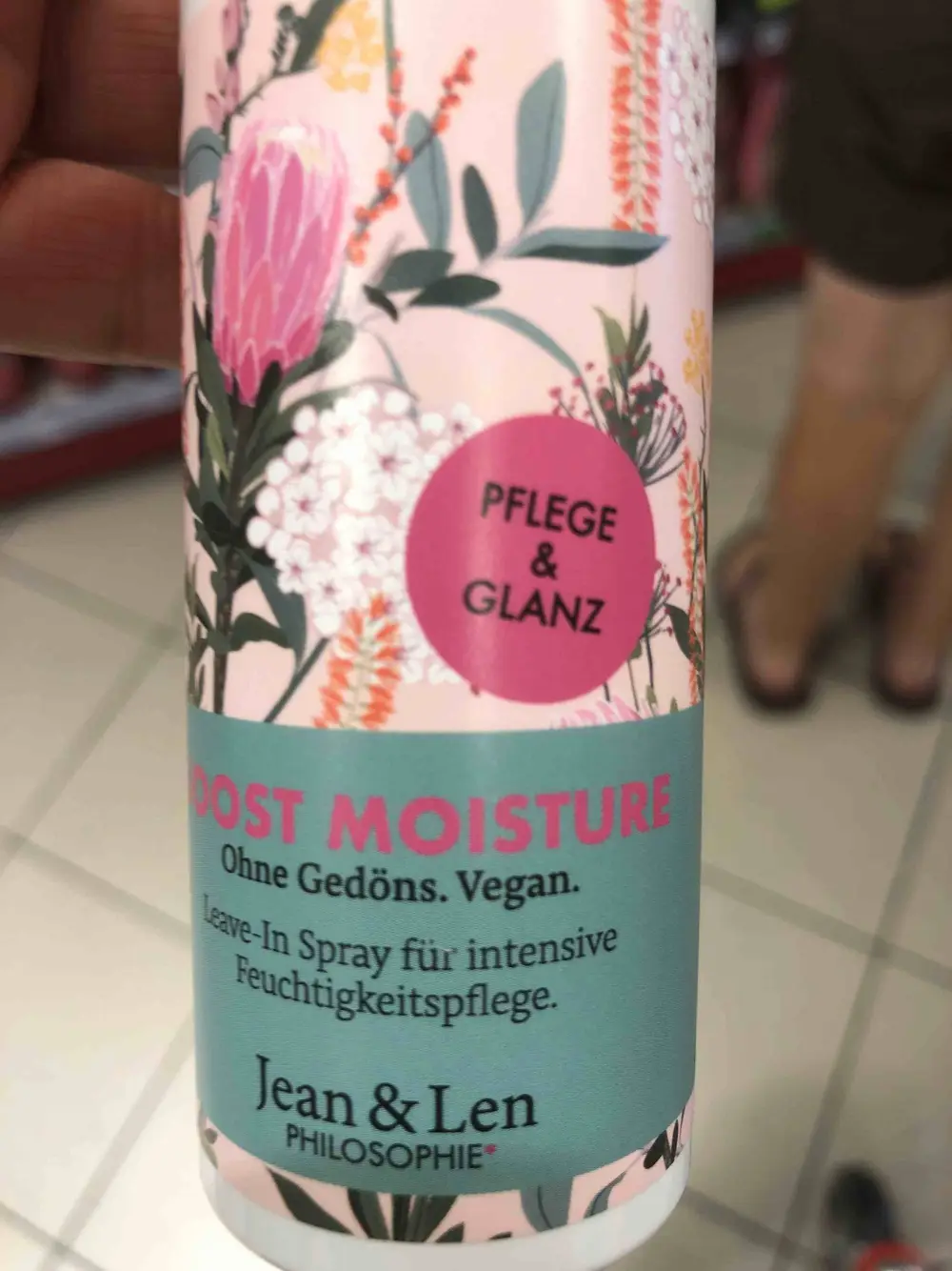 JEAN & LEN - Boost moisture - Leave-in spray für intensive feuchtigkeitspflege