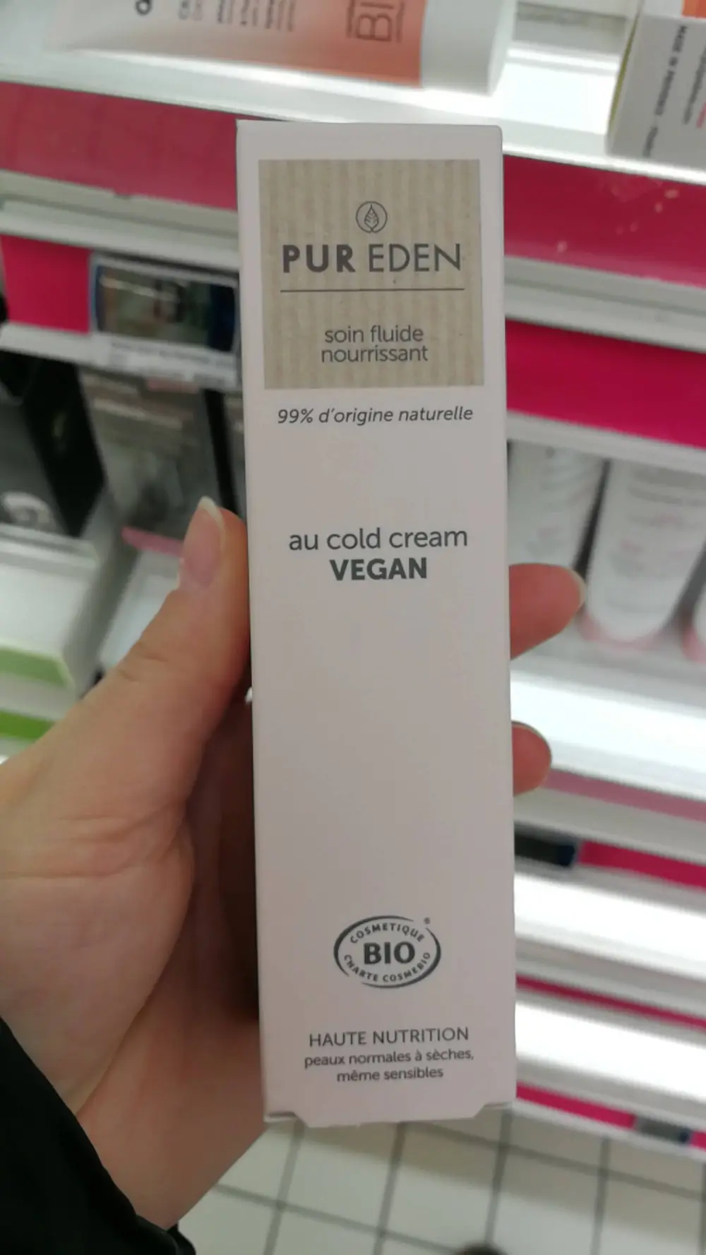 PUR EDEN - Soin fluide nourrissant au cold cream Vegan