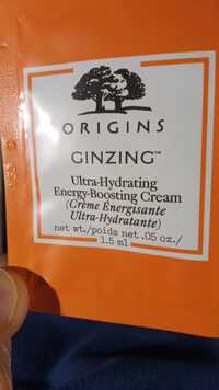 ORIGINS GINZING - Crème énergisante ultra-hydratante