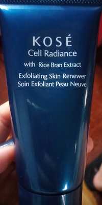 KOSÉ - Cell radiance - Soin exfoliant peau neuve