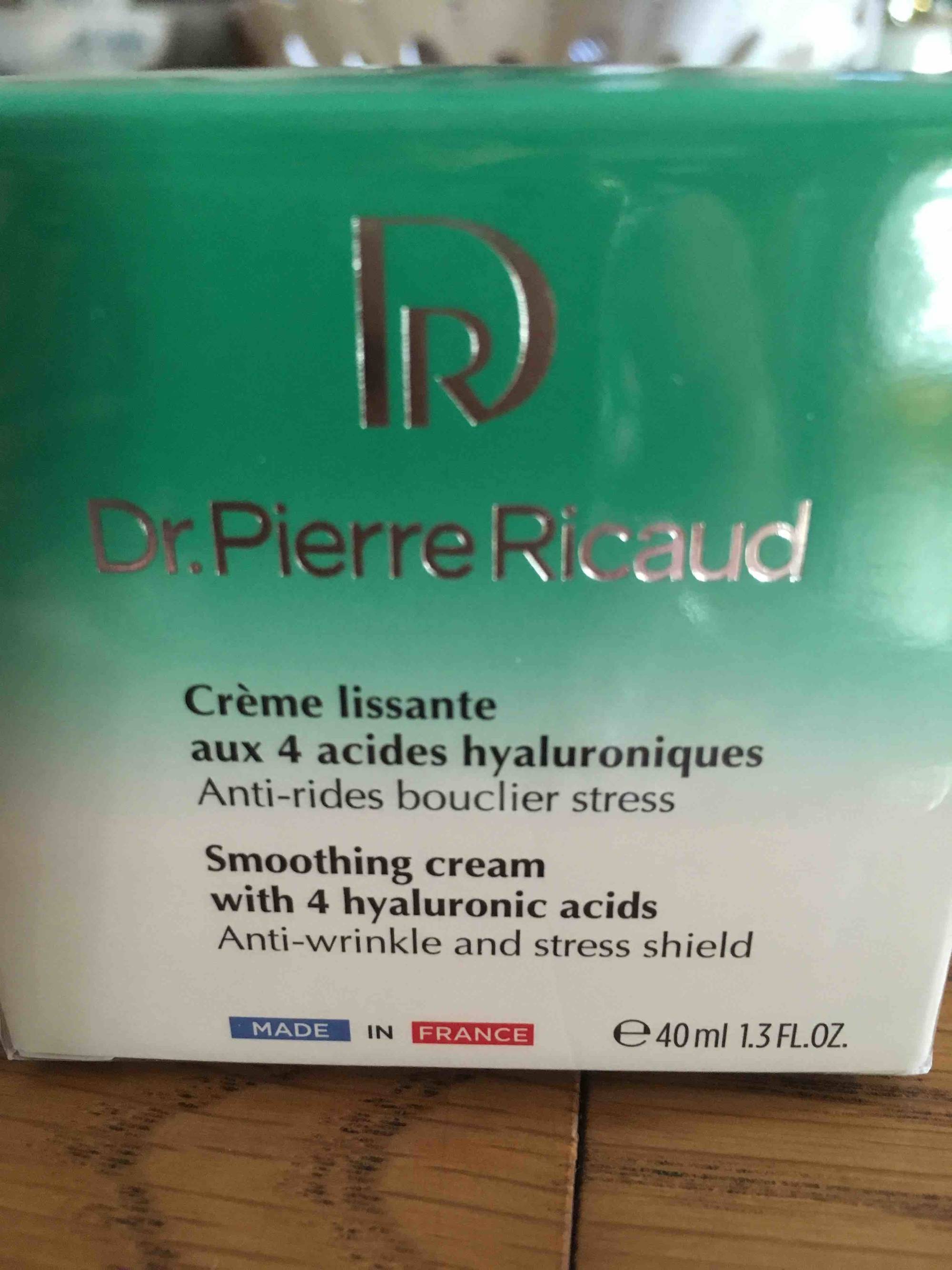 DR PIERRE RICAUD - Crème lissante aux 4 acides hyaluroniques - Anti-rides
