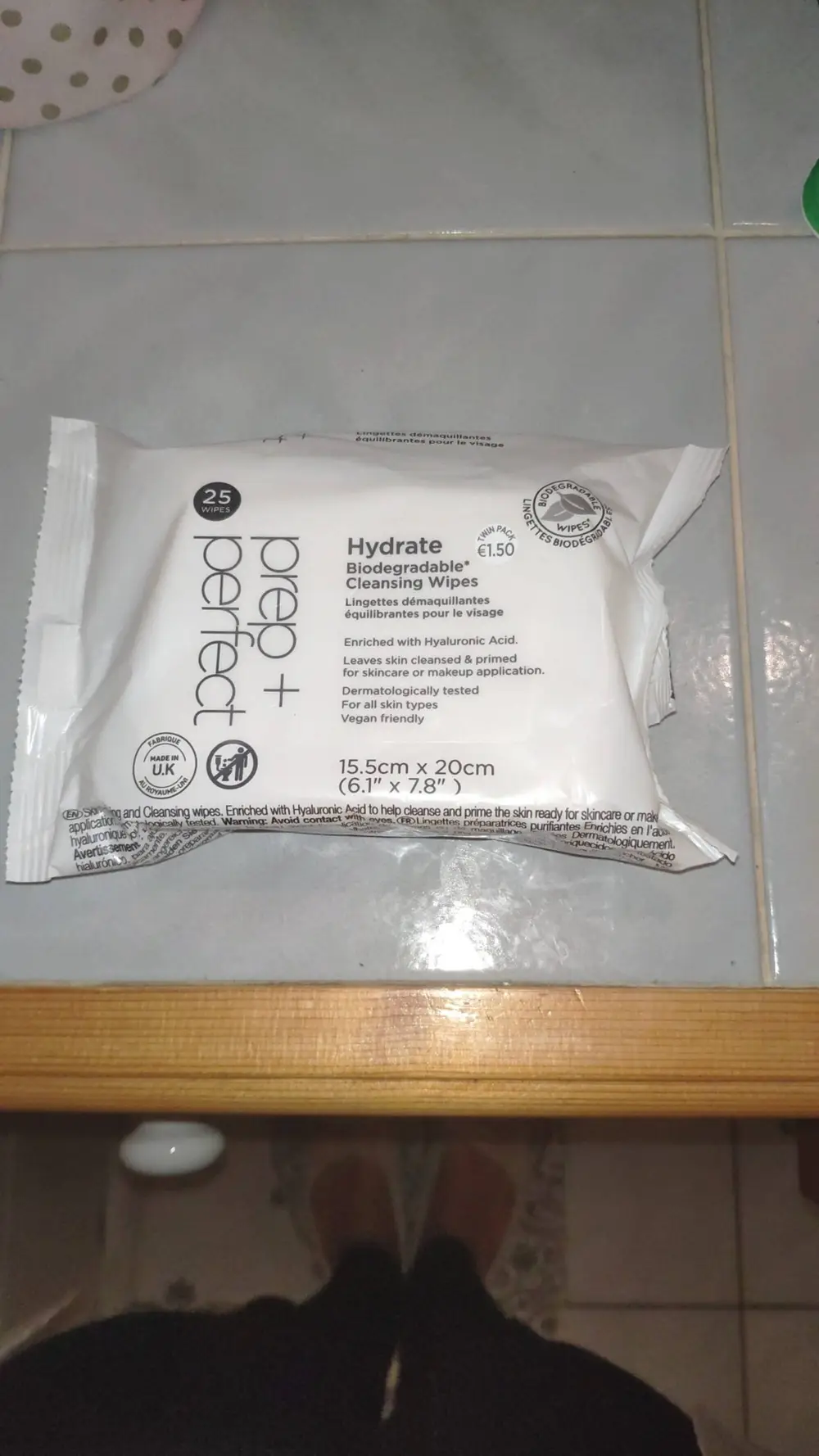 PRIMARK - Prep+ perfect hydrate - Lingettes démaquillantes