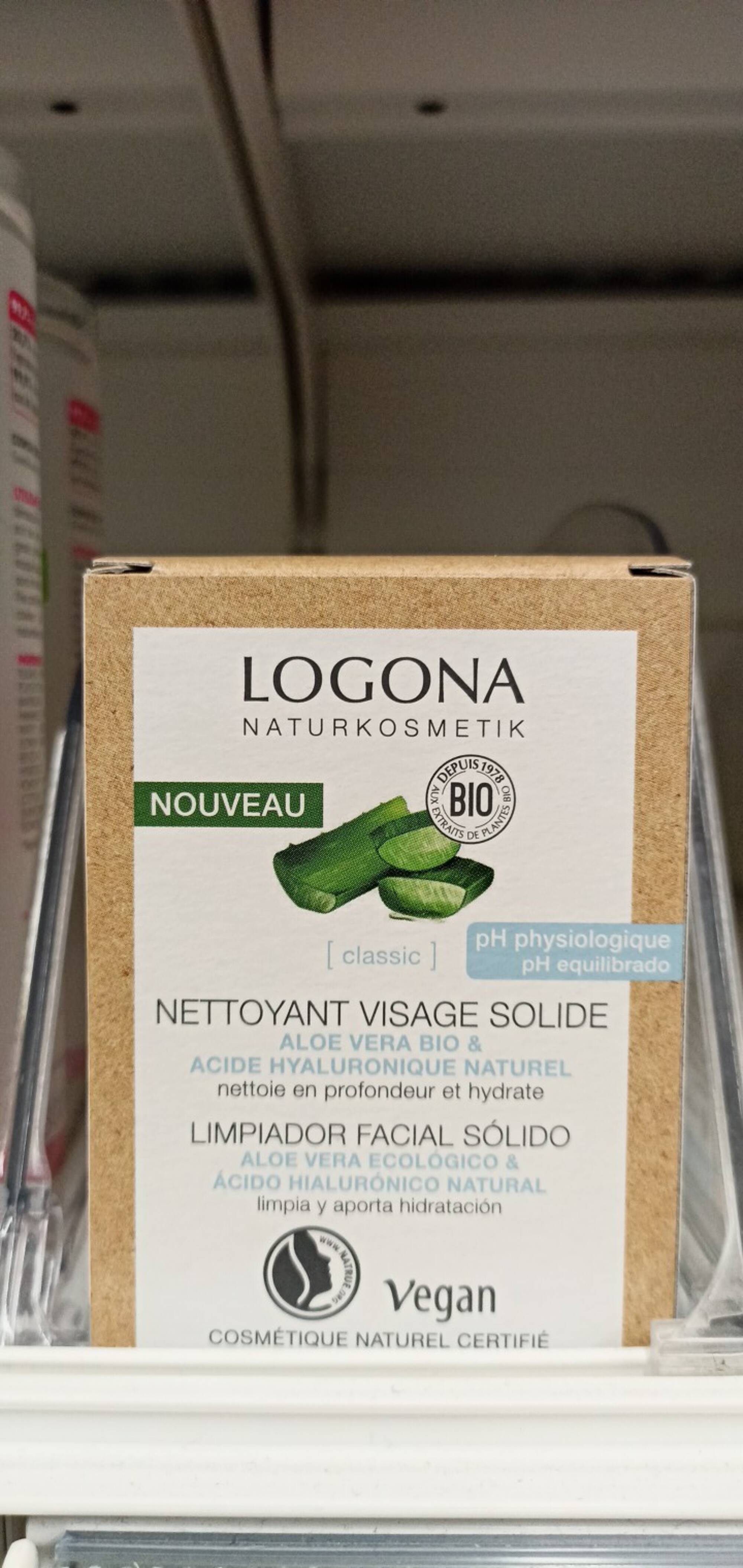 LOGONA - Nettoyant visage solide 