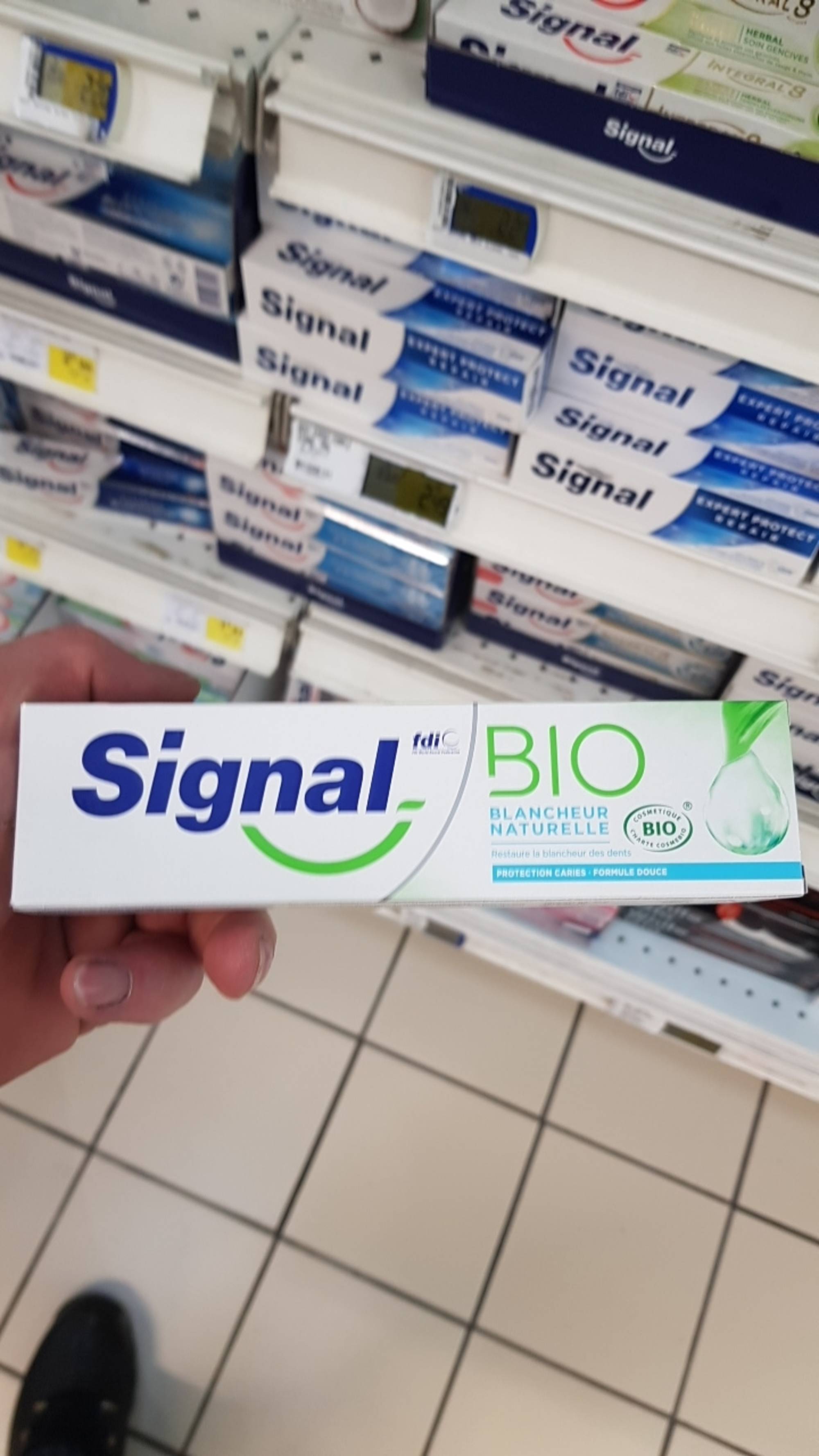 SIGNAL - Bio blancheur naturelle - Dentifrice