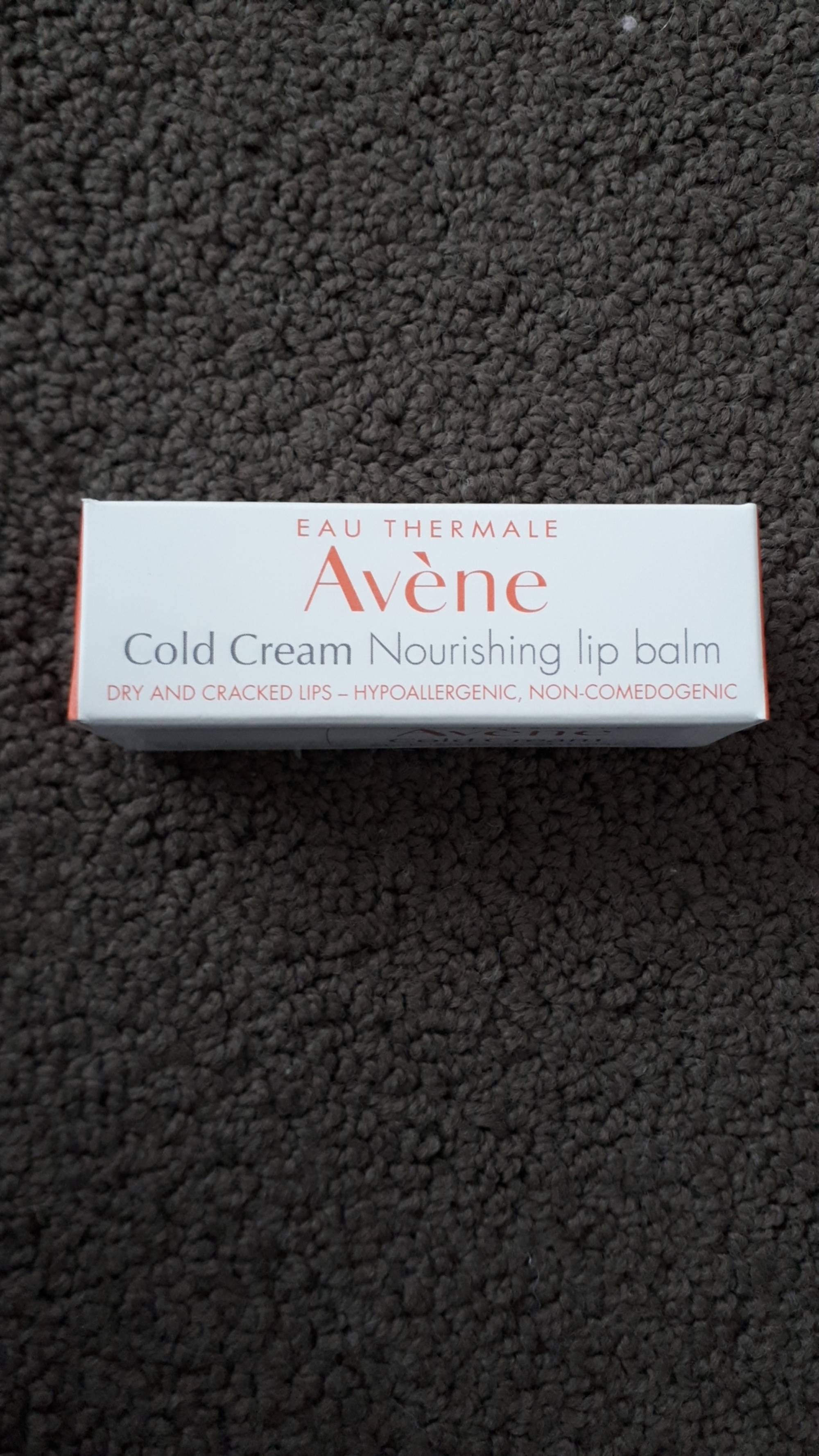 AVÈNE - Cold cream nourishing lip balm