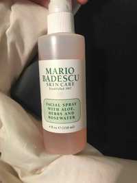 MARIO BADESCU - Facial spray with aloe herbs and rosewater