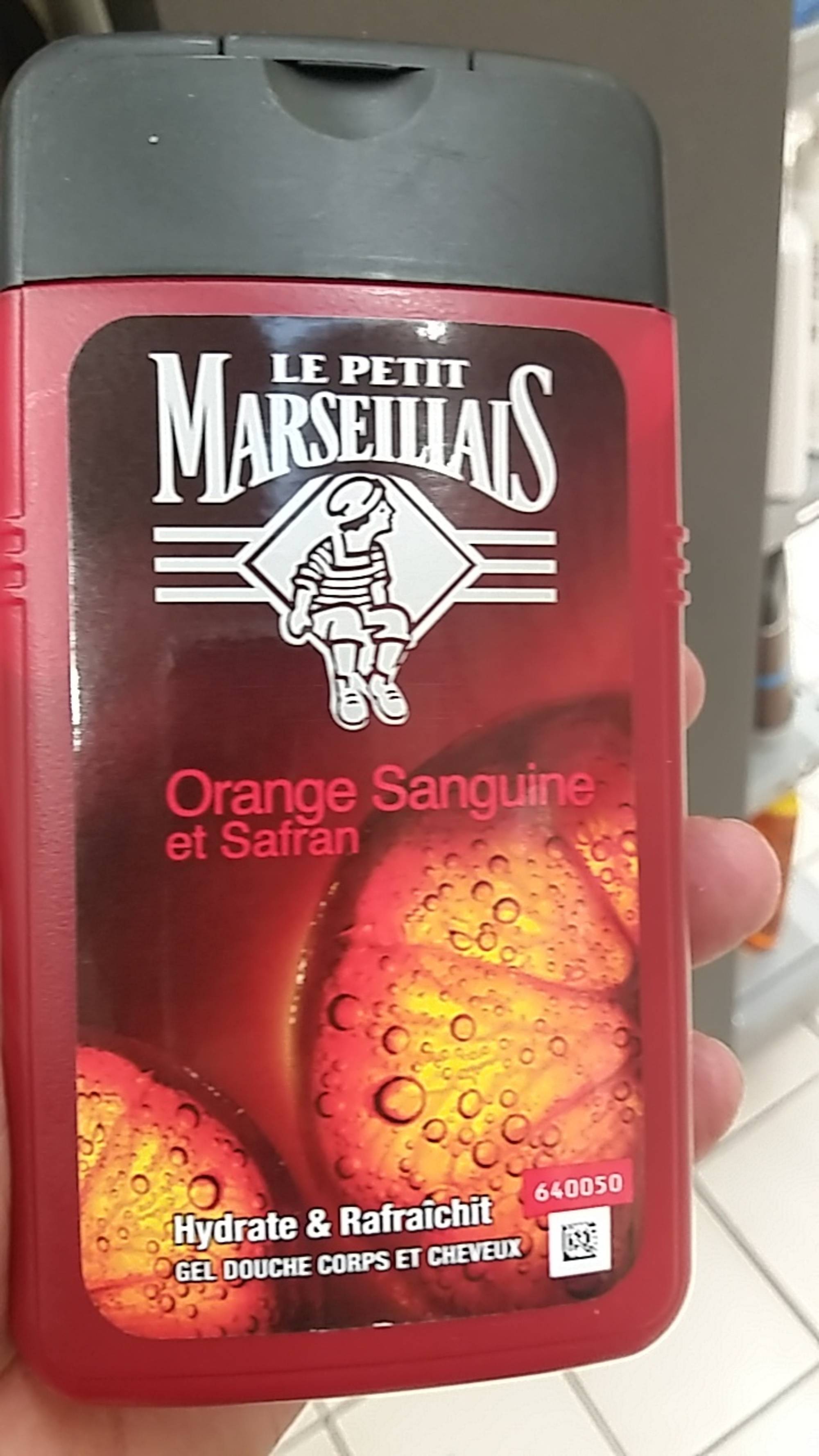 LE PETIT MARSEILLAIS - Orange sanguine et safran gel douche corps et cheveux