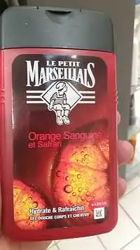 LE PETIT MARSEILLAIS - Orange sanguine et safran gel douche corps et cheveux