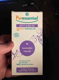 PURESSENTIEL - Rest & Relax - Organic massage oil lavender neroli