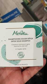 MELVITA - Shampooing solide détox à l'argile verte