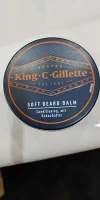 KING C GILLETTE - Soft beard balm