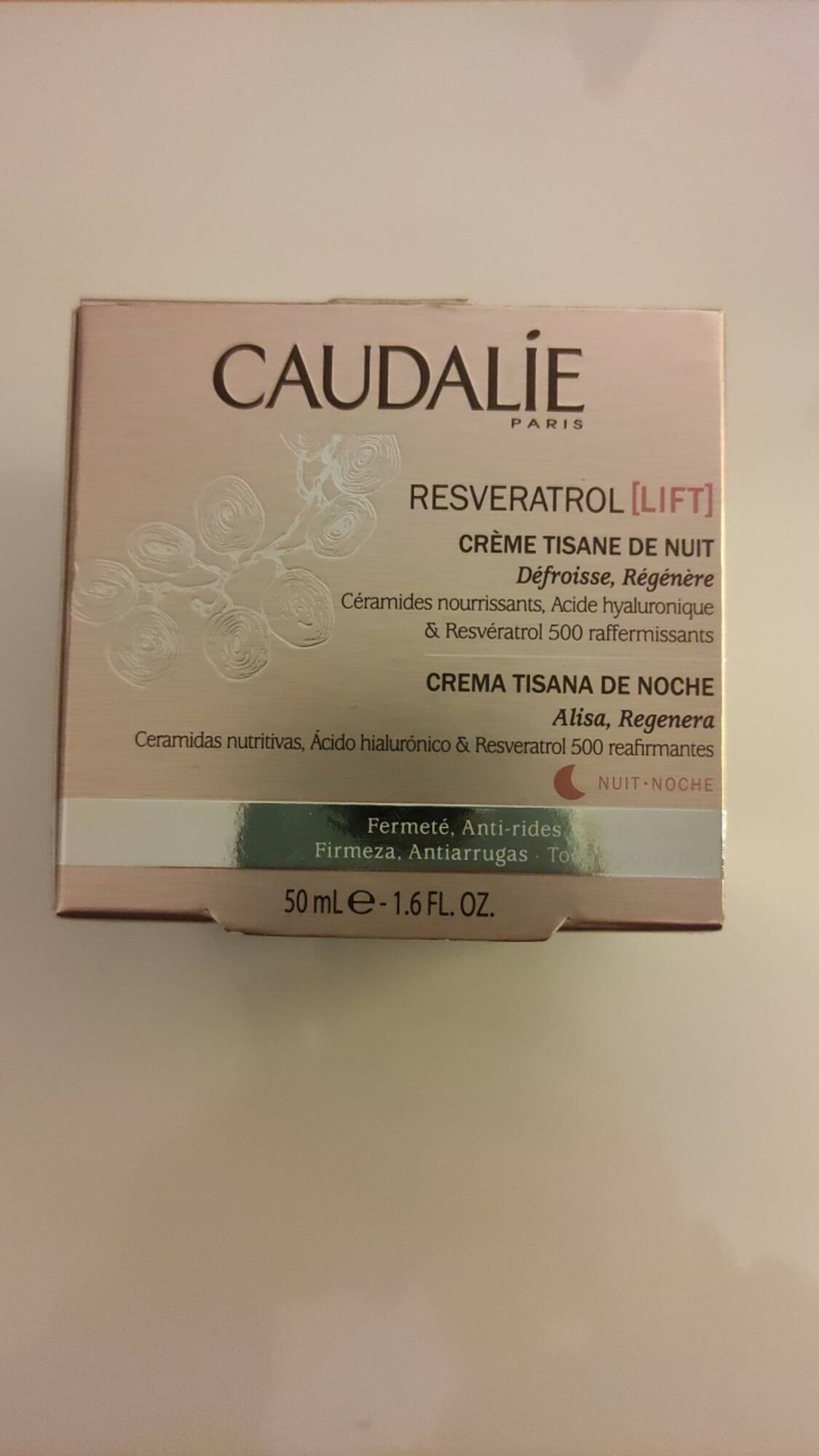 CAUDALIE - Resvératrol lift - Crème tisane de nuit