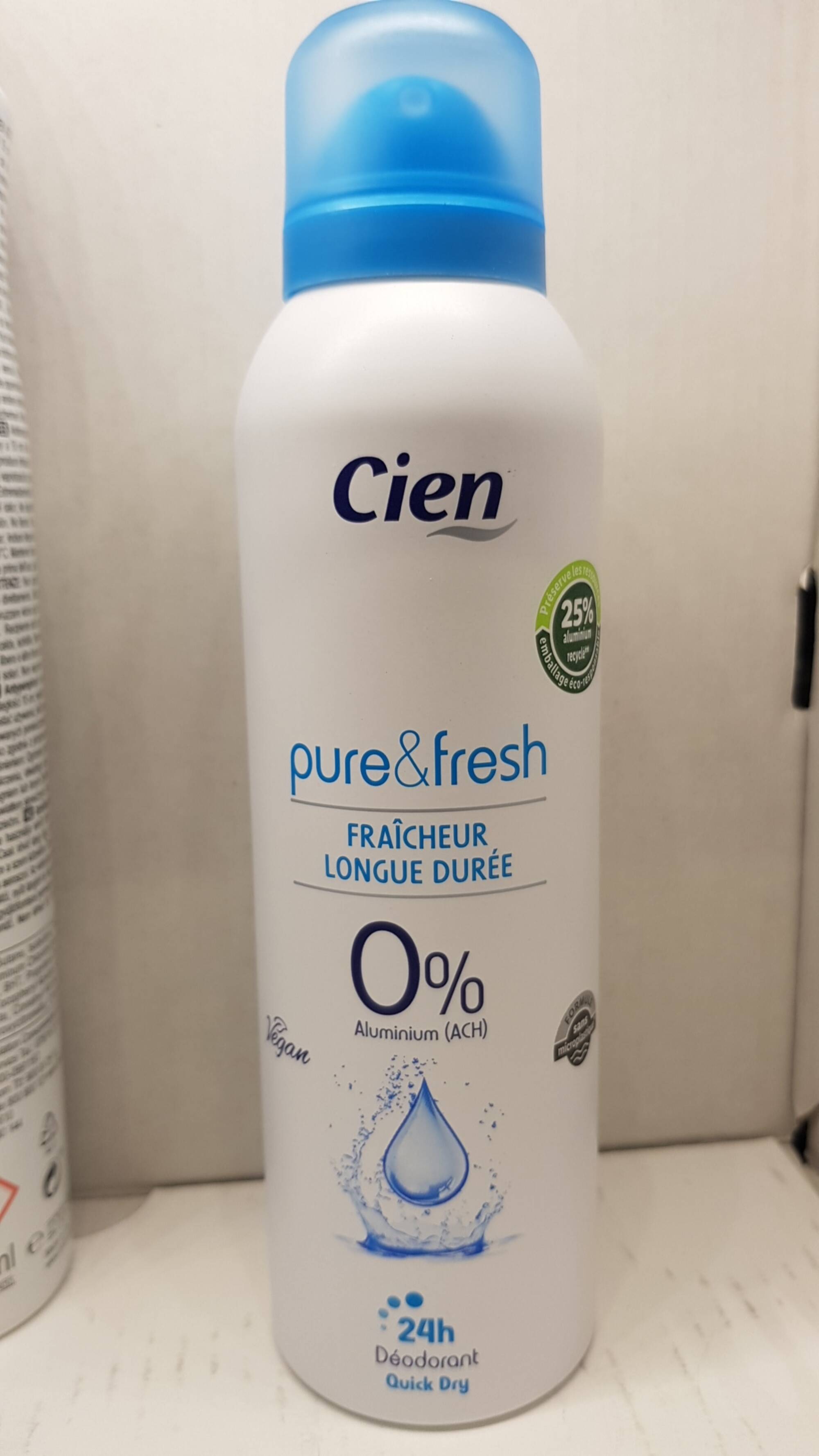 CIEN - Pure & fresh - Déodorant 24h