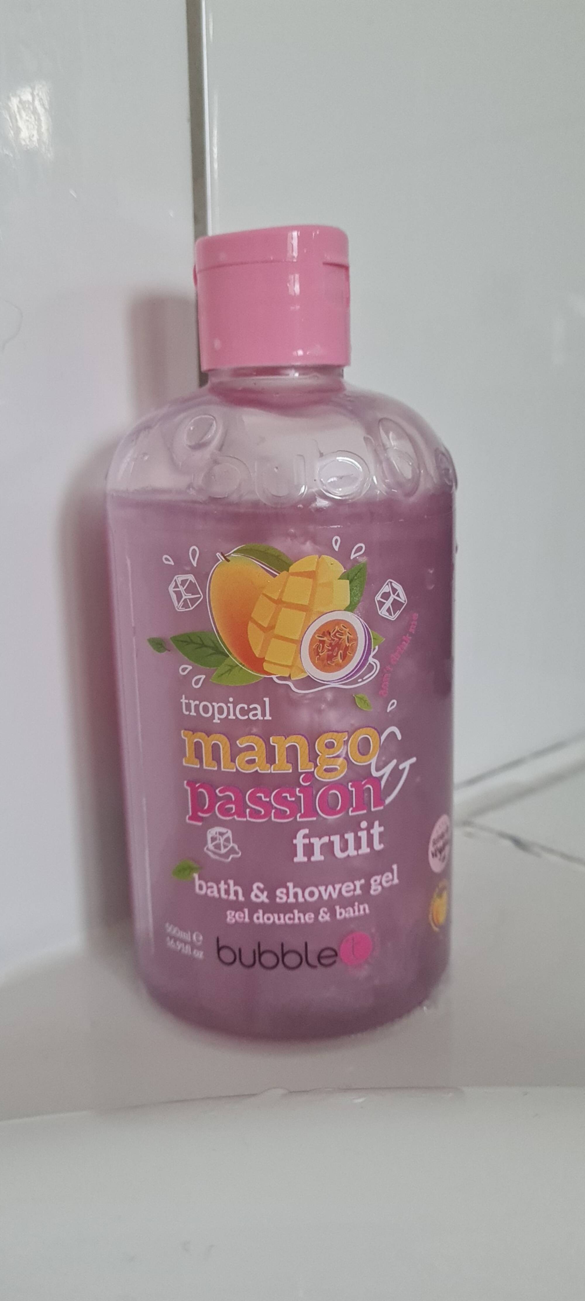 BUBBLE T - Tropical mango passion - Gel douche & bain