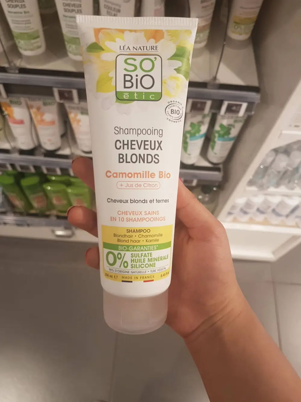 LÉA NATURE - So'bio étic - Shampooing cheveux blonds 