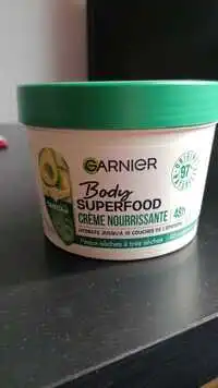 GARNIER - Body superfood - Crème nourrissante 48h